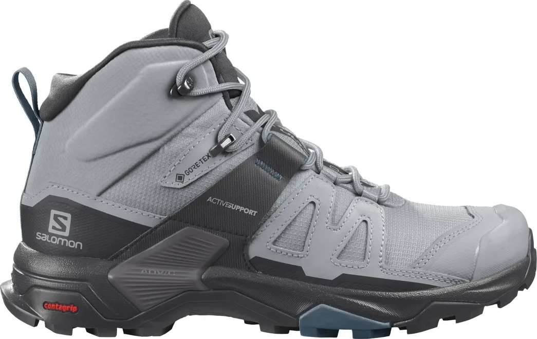 Salomon Women's X Ultra 4 Mid Wide GORE-TEX Quarry/Black/Legion Blue