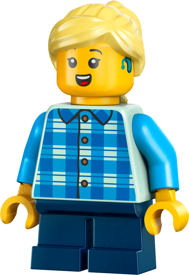 LEGO - LEGO City - Rød traktor med anhænger og får (60461)