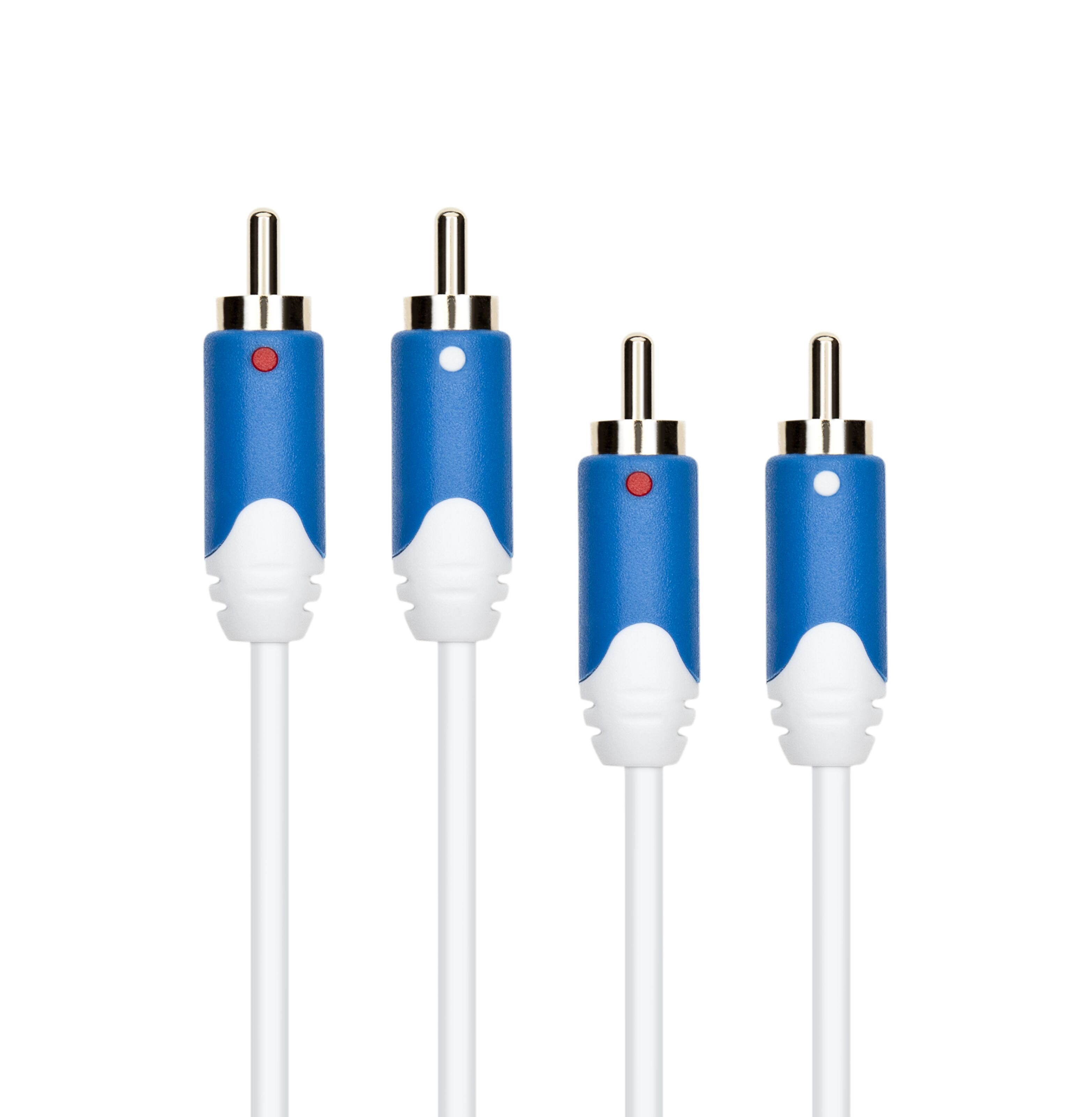 Luxorparts Lydkabel 2 x RCA 0,5 m
