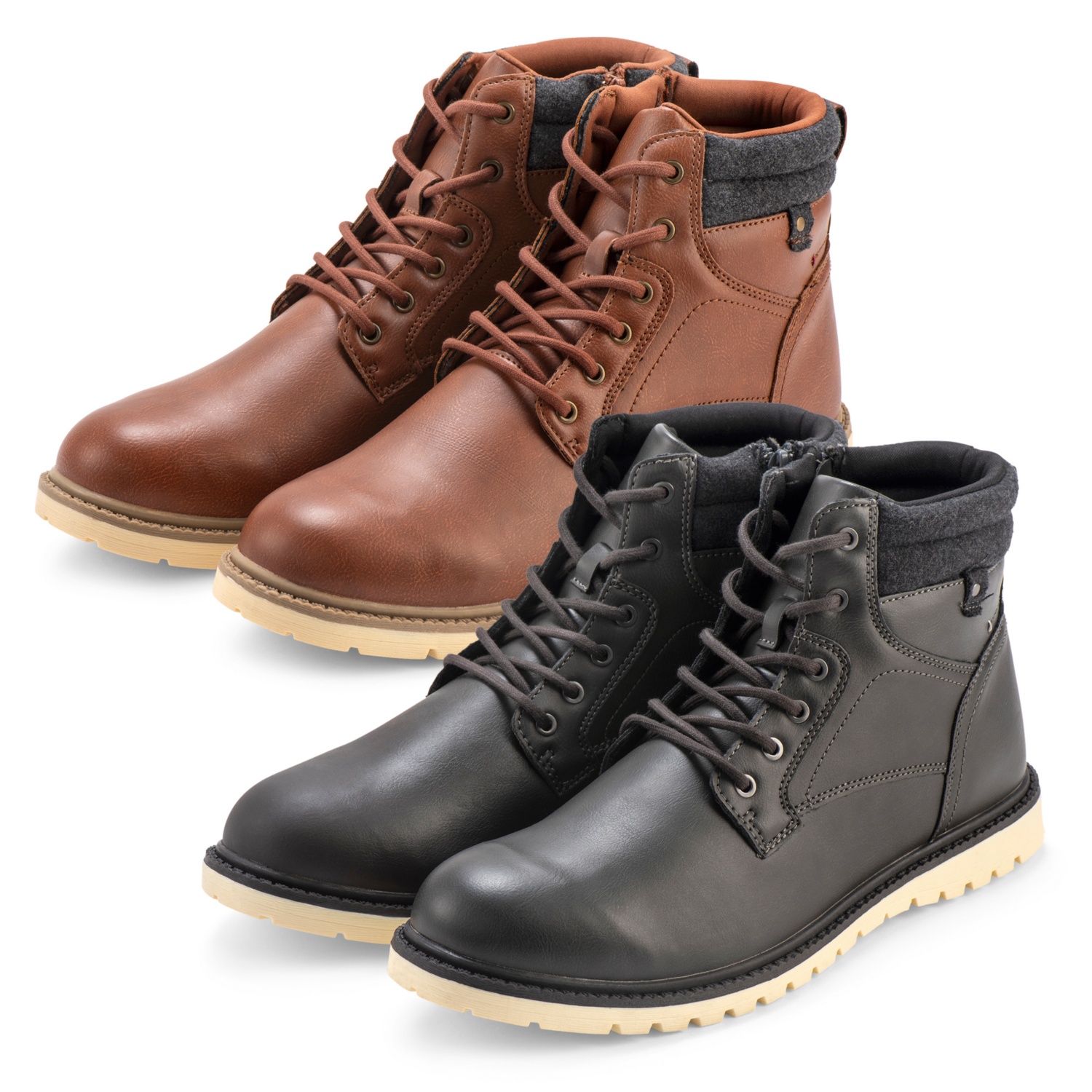UP 2 FASHION MEN Herren-Schnürstiefel