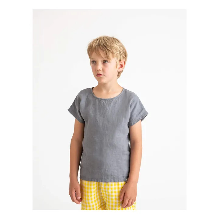 Matona T-Shirt Lin | Bleu gris