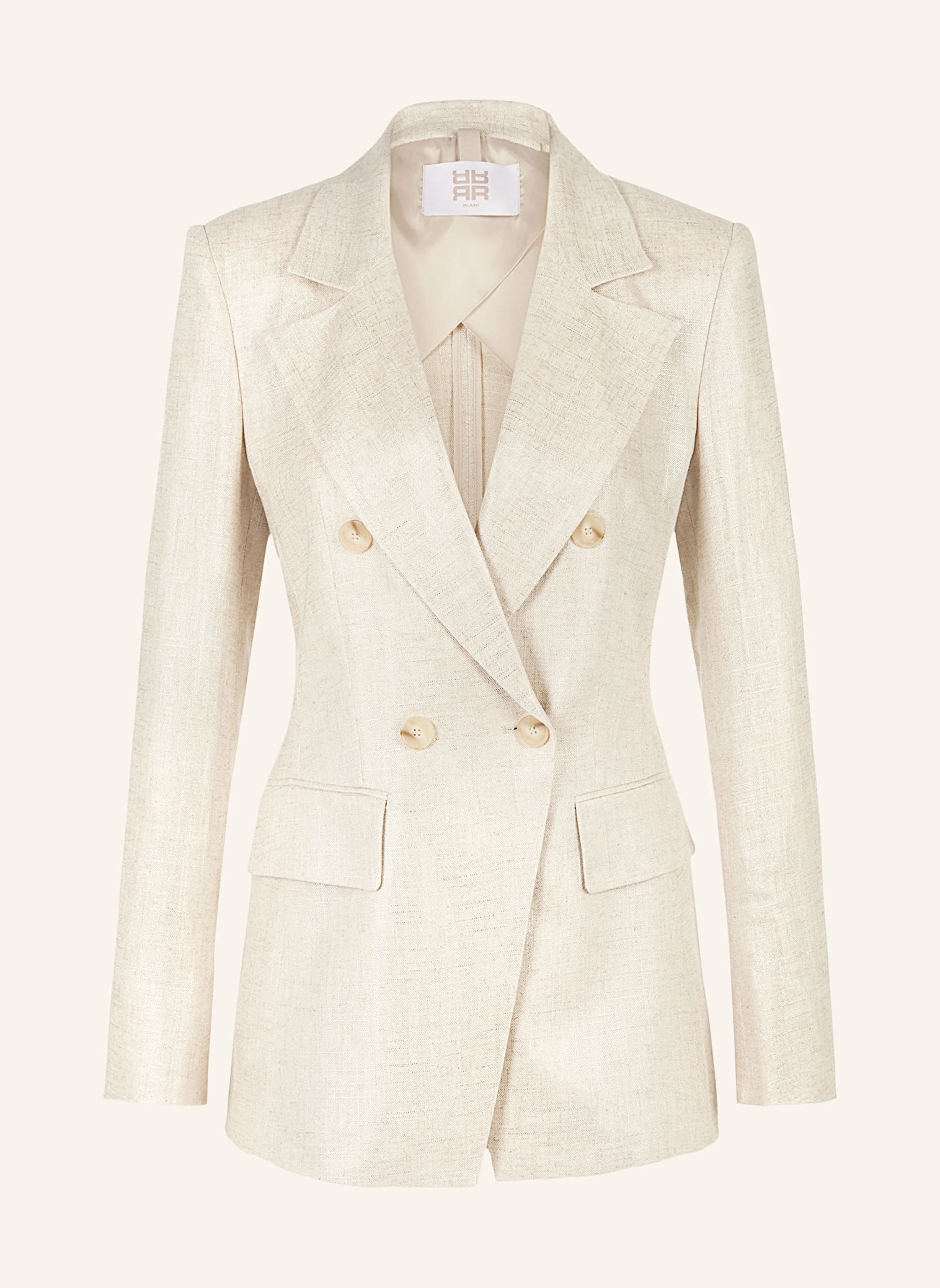 RIANI Blazer mit Leinen und Glitzergarn