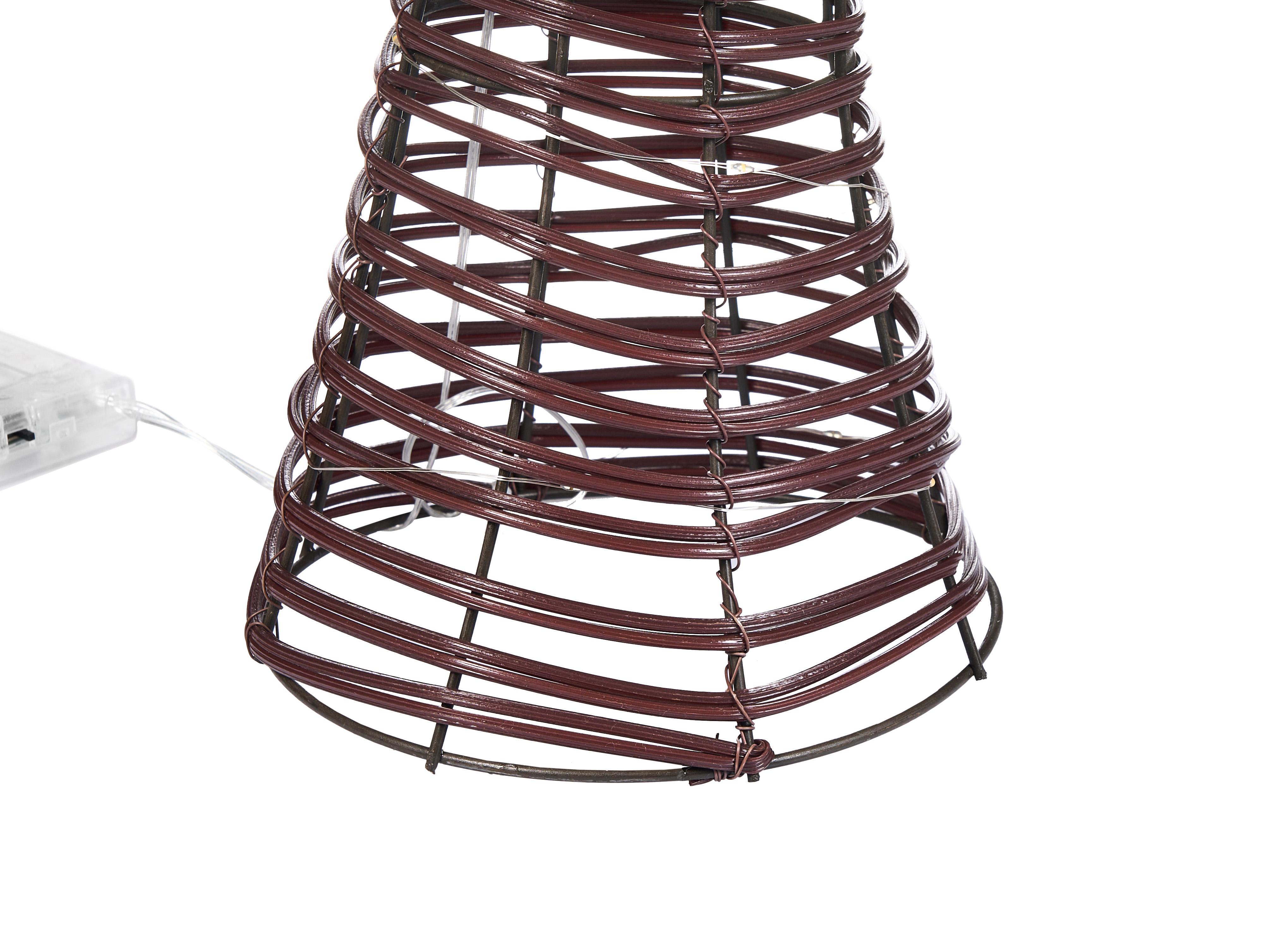 Kerstdecoratie LED DYBESO Rendier 60 cm Donkerbruin