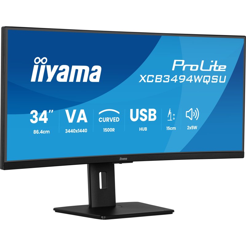 iiyama ProLite XCB3494WQSU-B1 écran plat de PC 86,4 cm (34