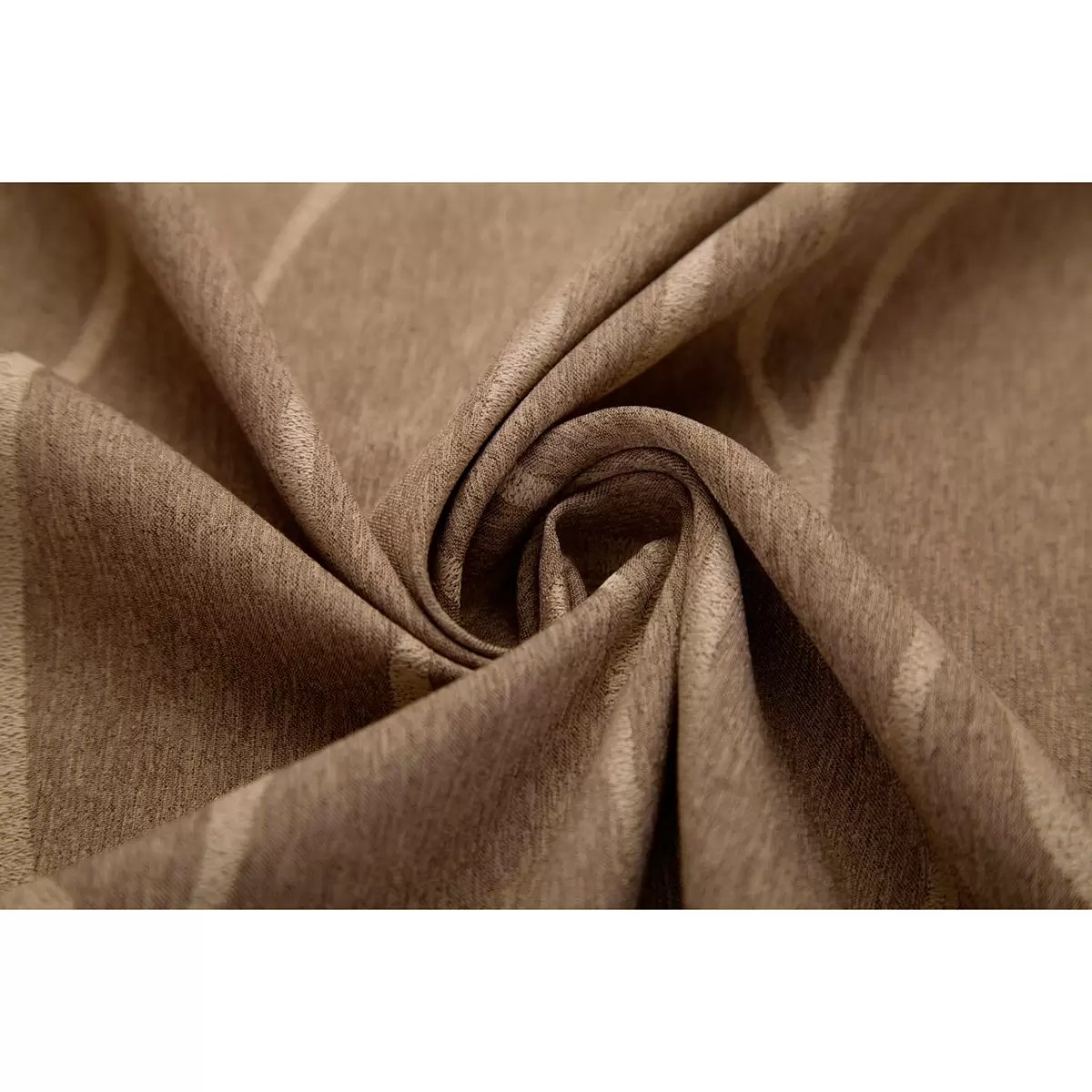 Nachtvorhang Jacquard Bella braun,walnuss