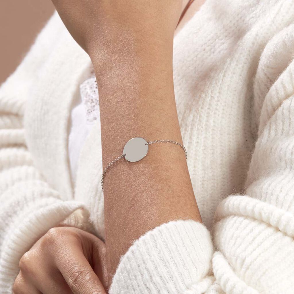 Bracelet Salematou Argent Blanc