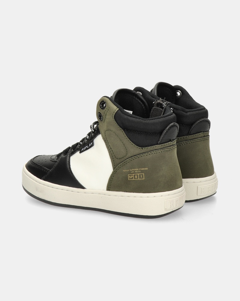 Replay Cobra 6 Boy Hoge sneakers  - zwart