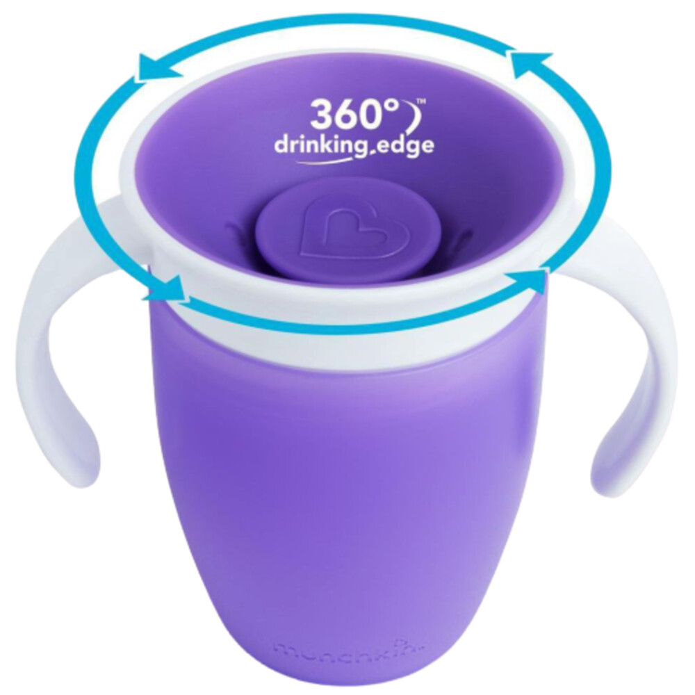 Munchkin Miracle Trainer Oefenbeker Paars207 ml