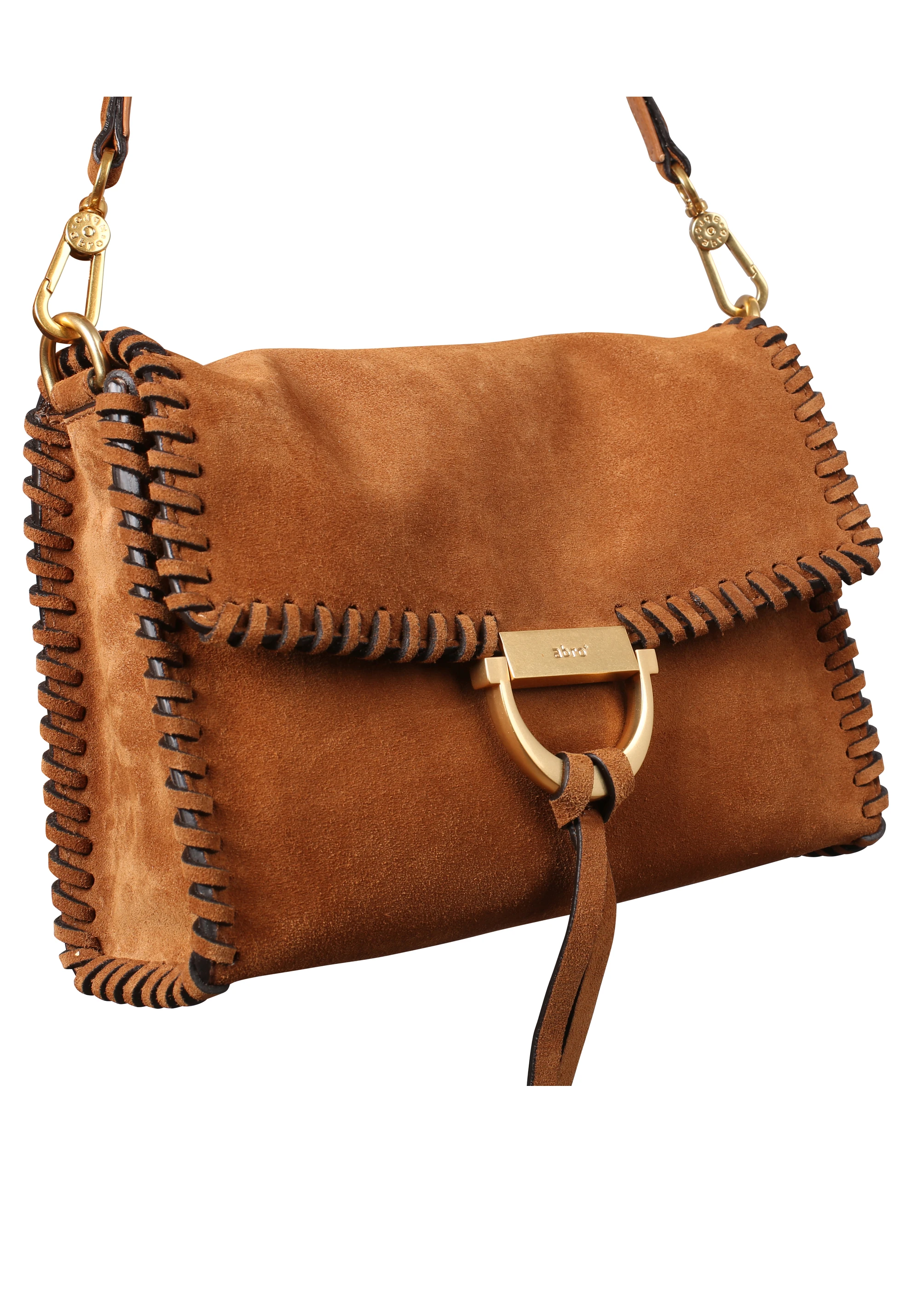 Shoulder bag TEMI STITCH Leather Suede Standard