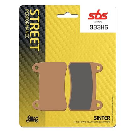 Plaquettes de freins SBS 933HS Sinter Métal Fritté Avant
