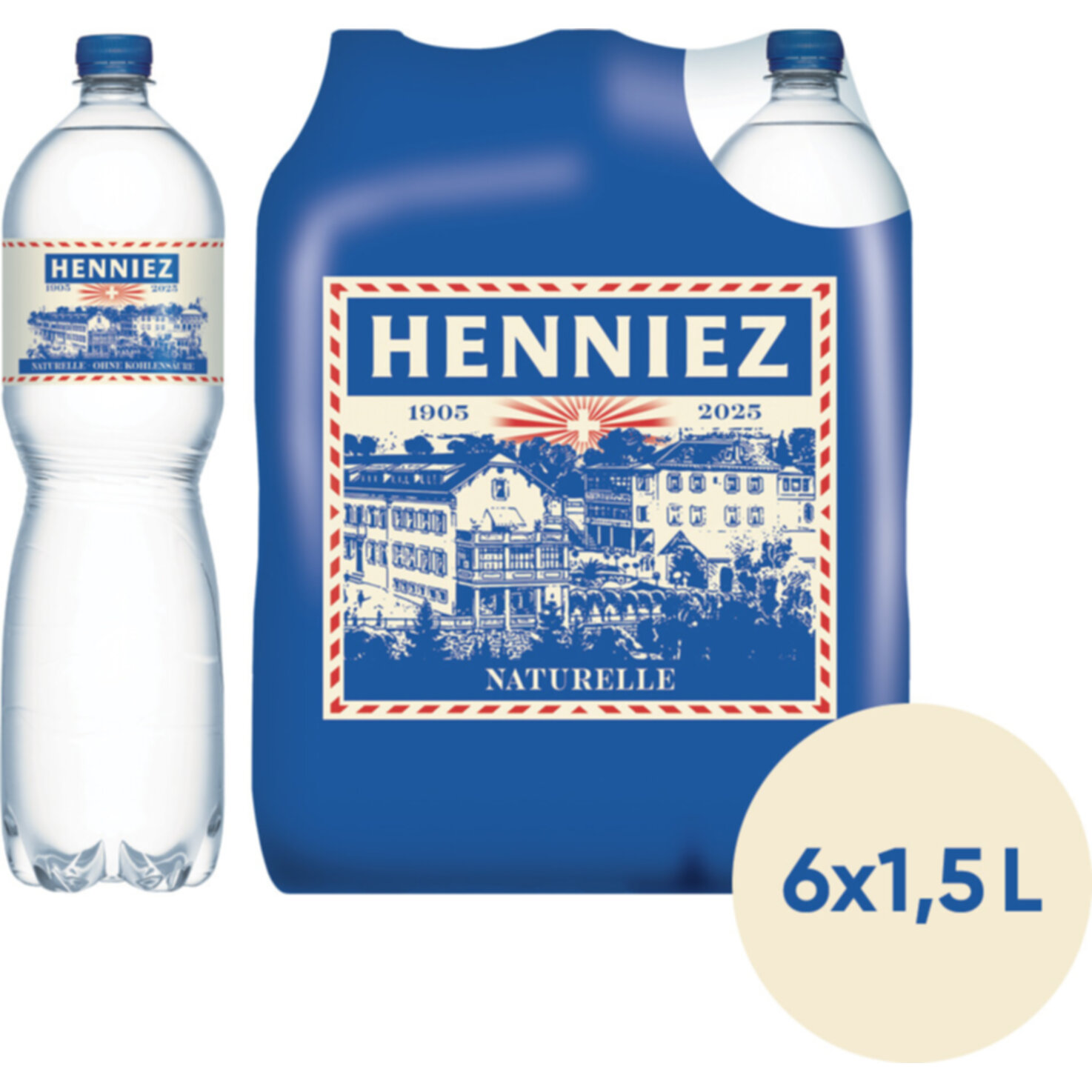 Henniez Blau Mineralwasser ohne Kohlensäure 6x1.5l