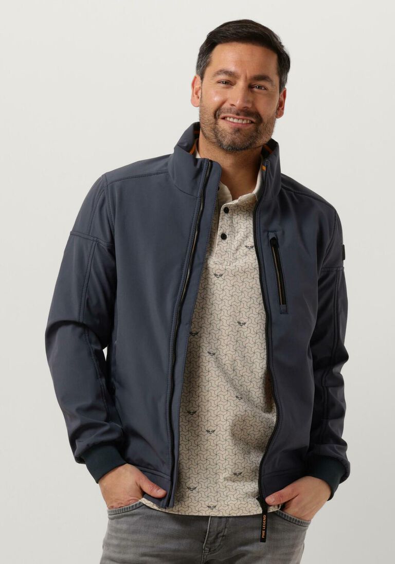 PME LEGEND blauwe pme legend jack bomber jacket skyglider 3.0 softshell