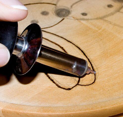 PEBARO Bastelset Brandmalerei Brandmal-Geschenk-Set inkl. Holz