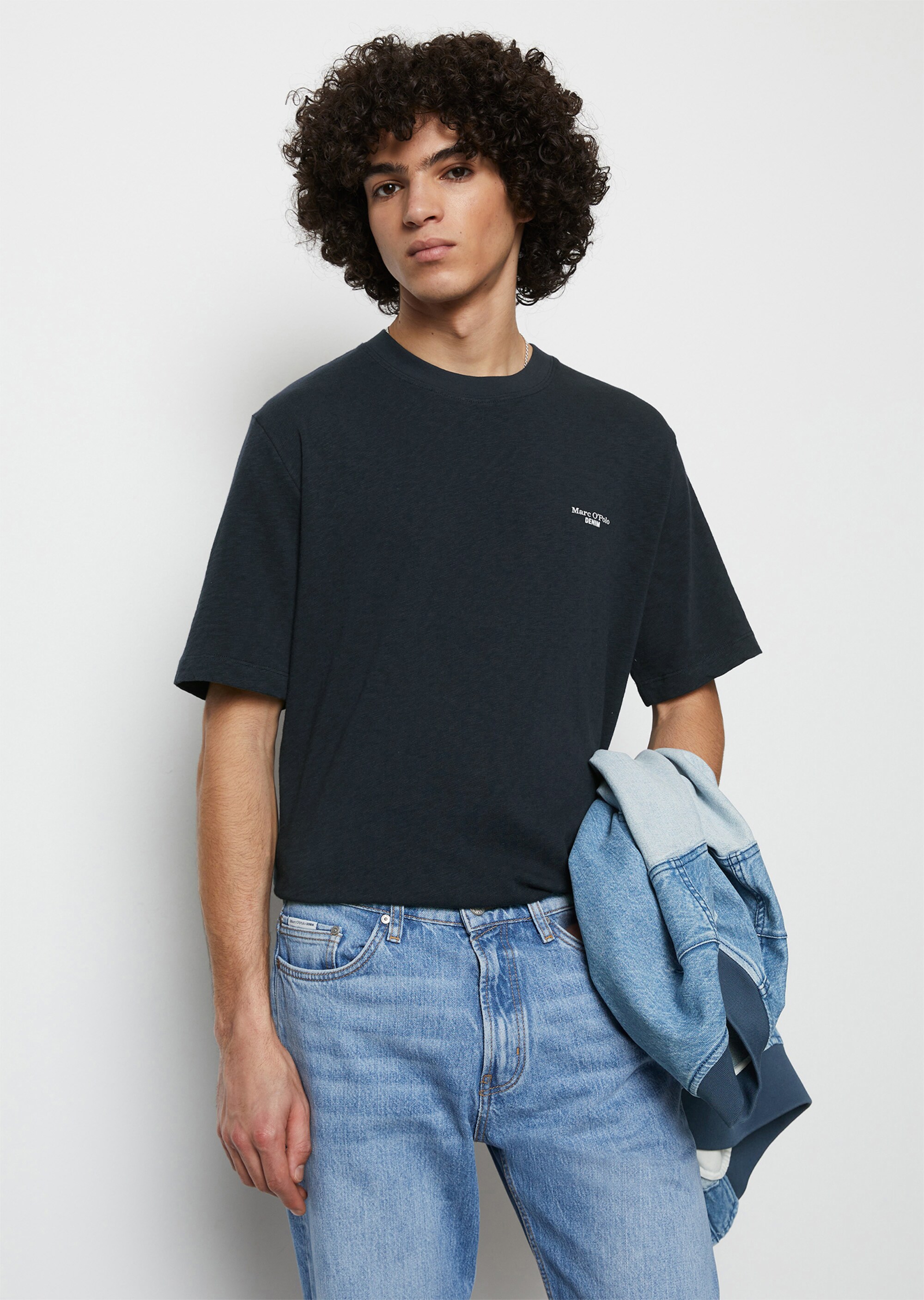 T-Shirt regular aus softer Slub-Jersey-Qualität