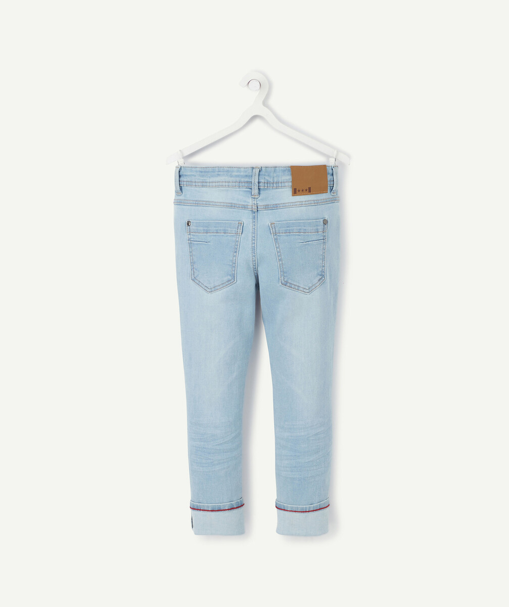 LOUIS LE JEAN SKINNY CLAIR EFFET FROISSÉ TAILLE +