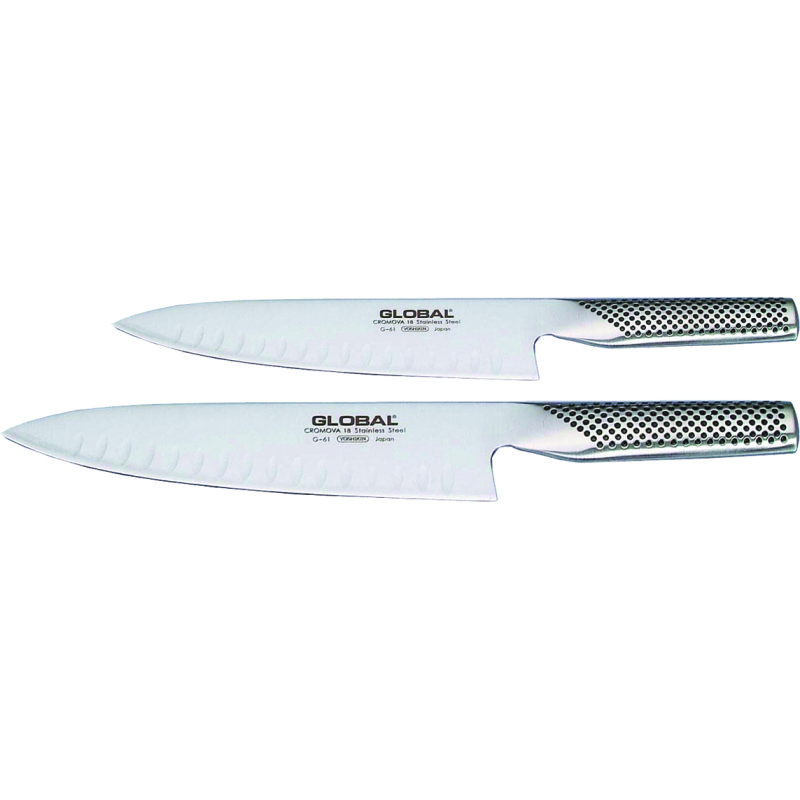 Couteau de cuisine Global Série G lame alvéolée