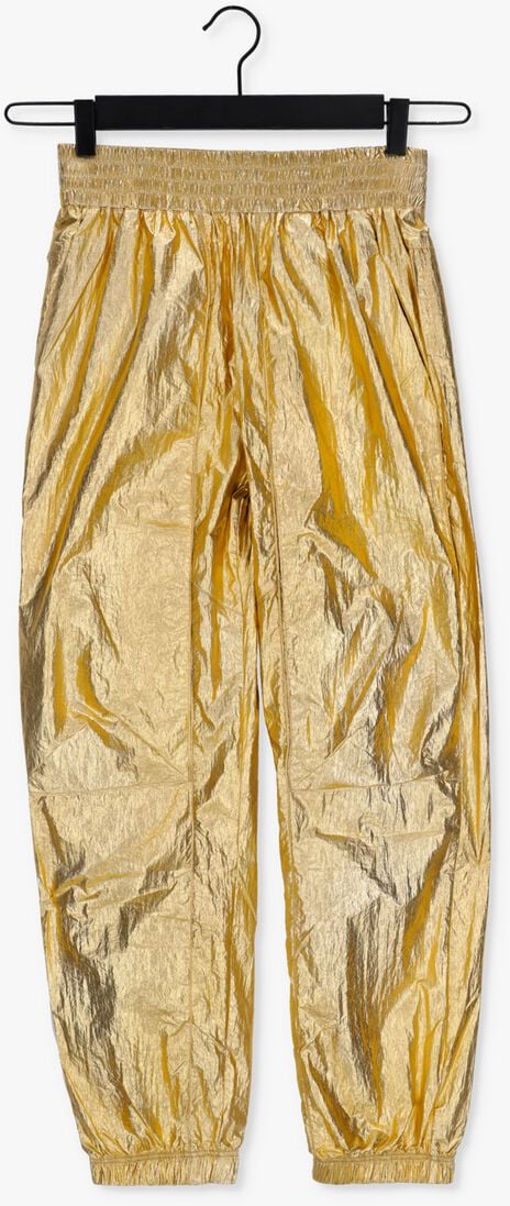 CO\\'COUTURE gouden co'couture pantalon trice metal tech pant
