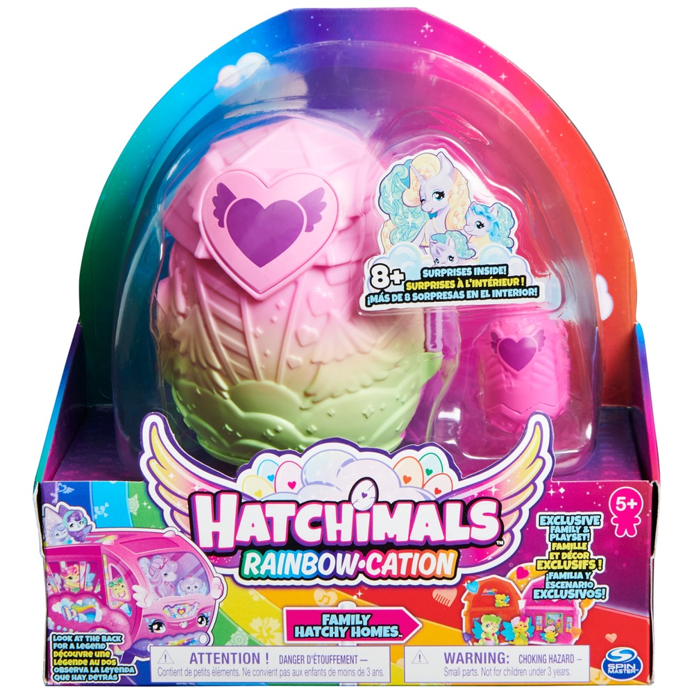 Hatchimals CollEGGtibles, Regenbogen-kation Familien-Hatchi-Haus-Spielset