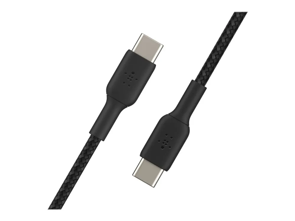 Belkin BoostCharge - USB-kabel - 24 pin USB-C (han) til 24 pin USB-C (han) - 1 m - sort