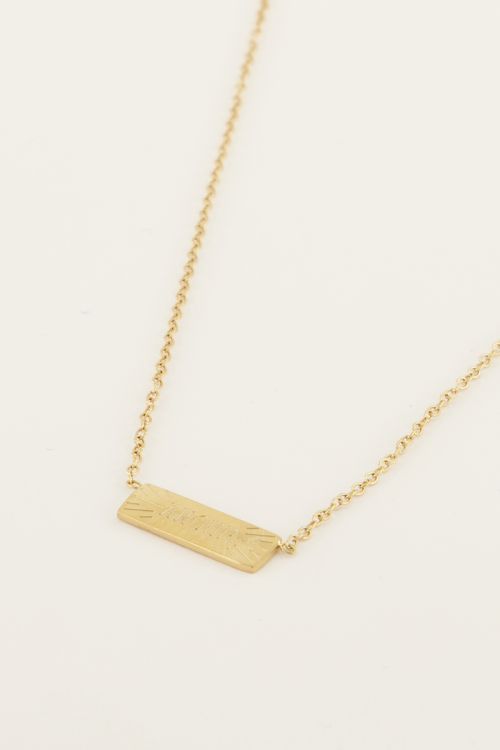 Ketting met amour plaatje