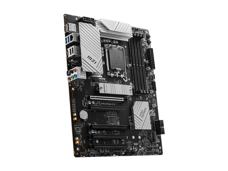 MSI Mainboard Pro B760-P II Intel B760 Mainboard mit Sockel 1700 und DDR5 Unterstützung