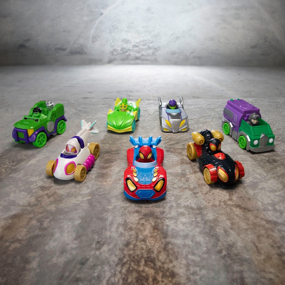Marvels Spidey und seine fantastischen Freunde – Amazing Metals Diecast-Autos, 7er-Pack