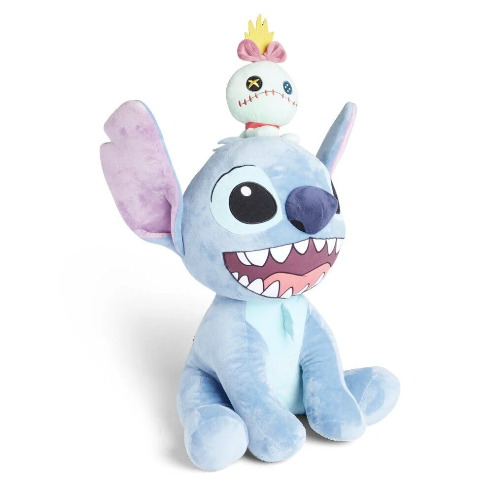 Peluche Stitch avec Scrump polyester H50cm