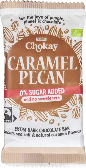 Pure chocoladereep caramel pecan