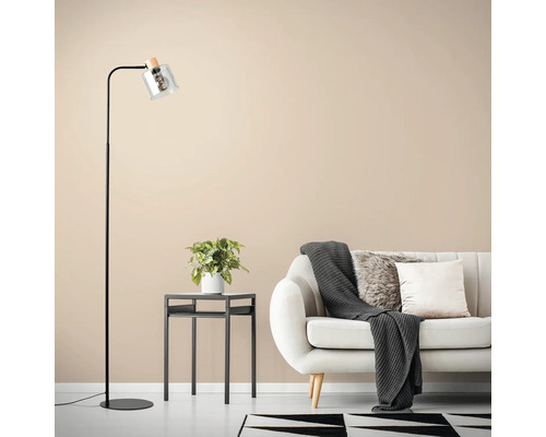 Staande lamp, 1-lichts, HxBxD 160x25x32 cm, Weald zwart
