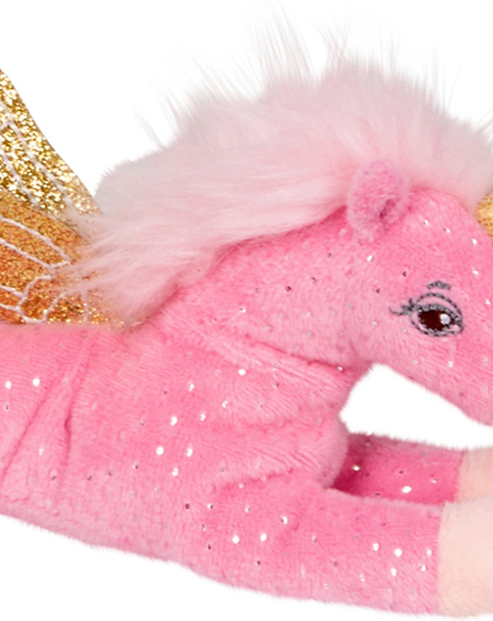 Kuscheltier EINHORN PARADIES - GLITZER BEANIE EINHORN (15cm) in rosa