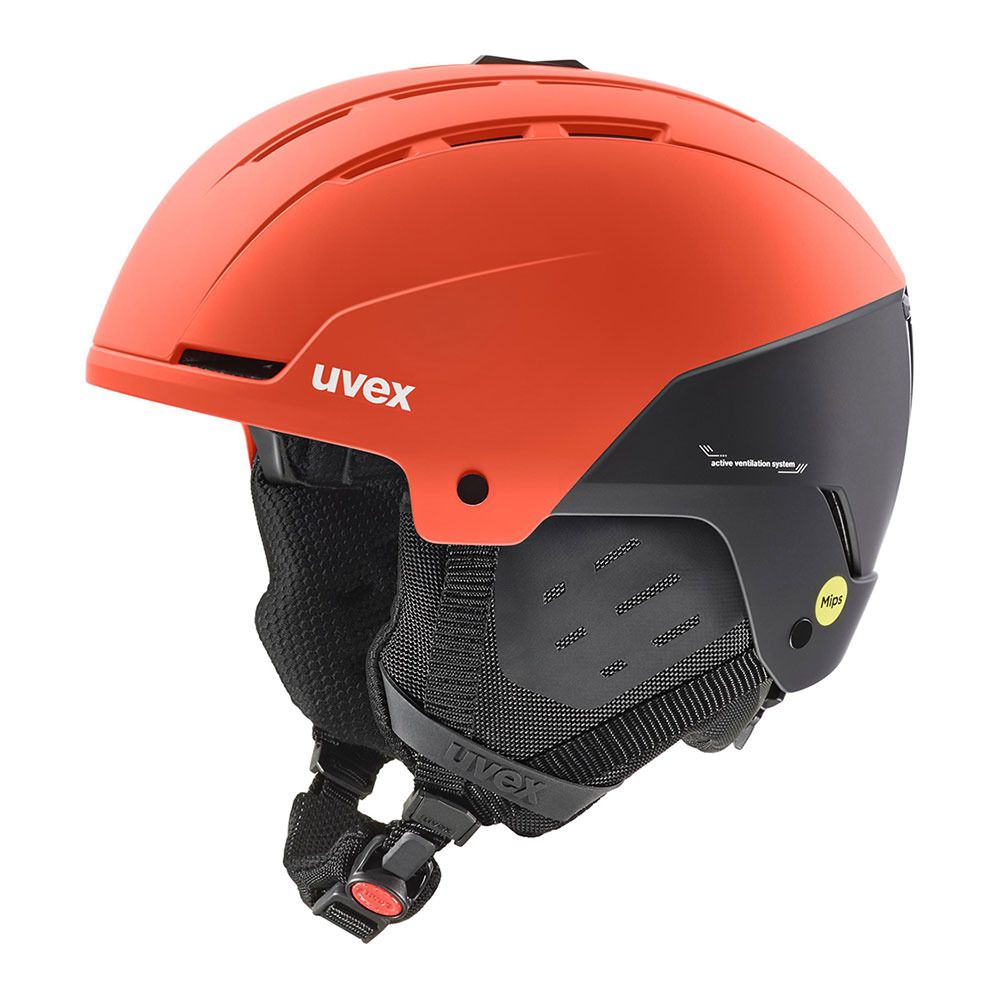 Uvex STANCE MIPS - Casque ski fierce red / black matt
