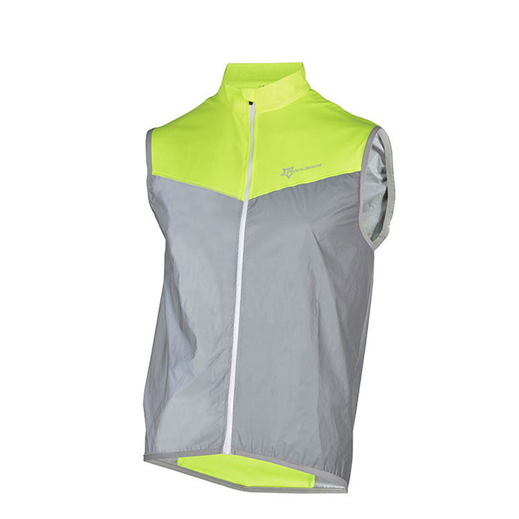 Gilet sans Manche Réflechissant à  Zip