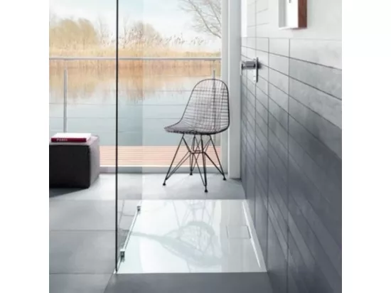 Receveur 150 x 100 VILLEROY ET BOCH Architectura Metalrim acrylique rectangle blanc