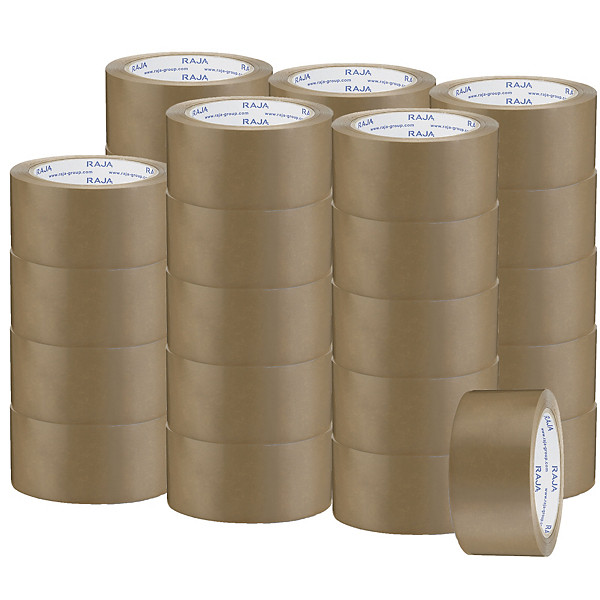 Ruban adhésif PVC brun 32 microns 50mm x 100m, lot de 36