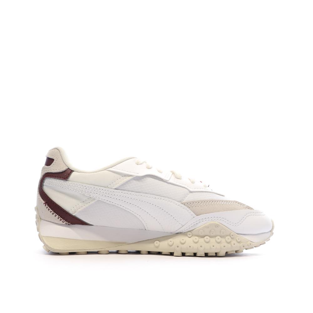 Puma Baskets Beige/Bordeaux Femme Puma Rider Soft