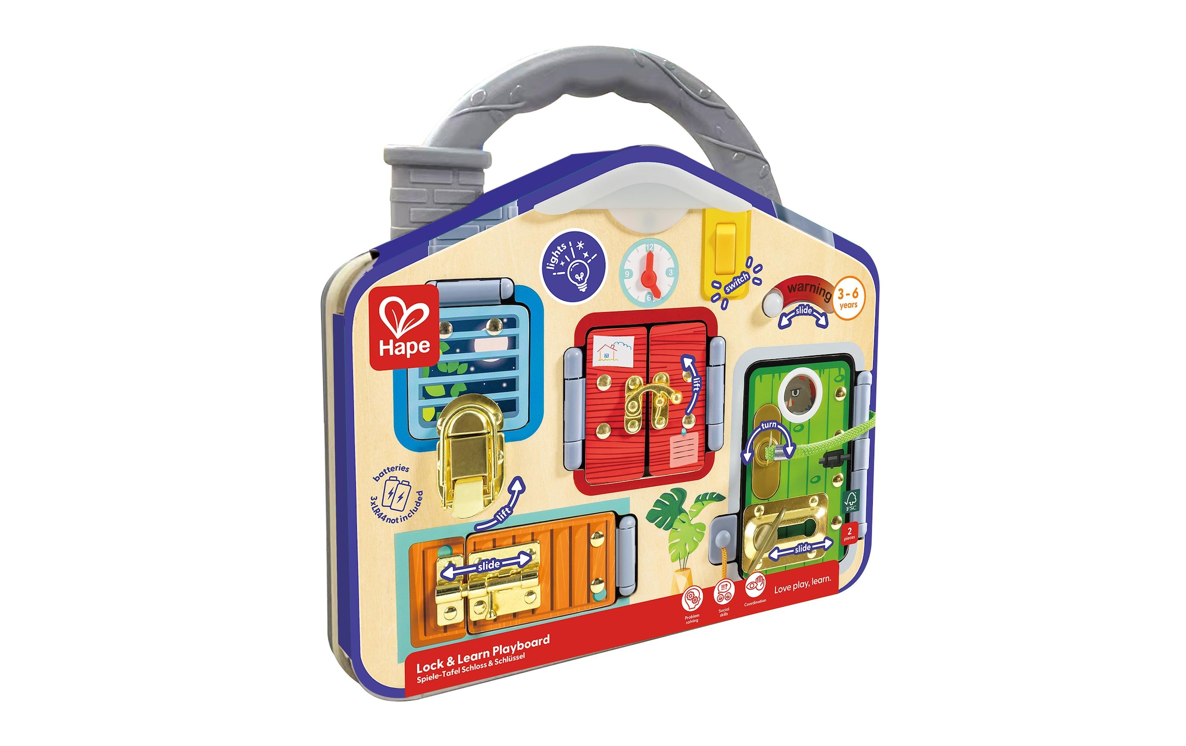 Hape Lernspielzeug »Schloss & Schlüssel«