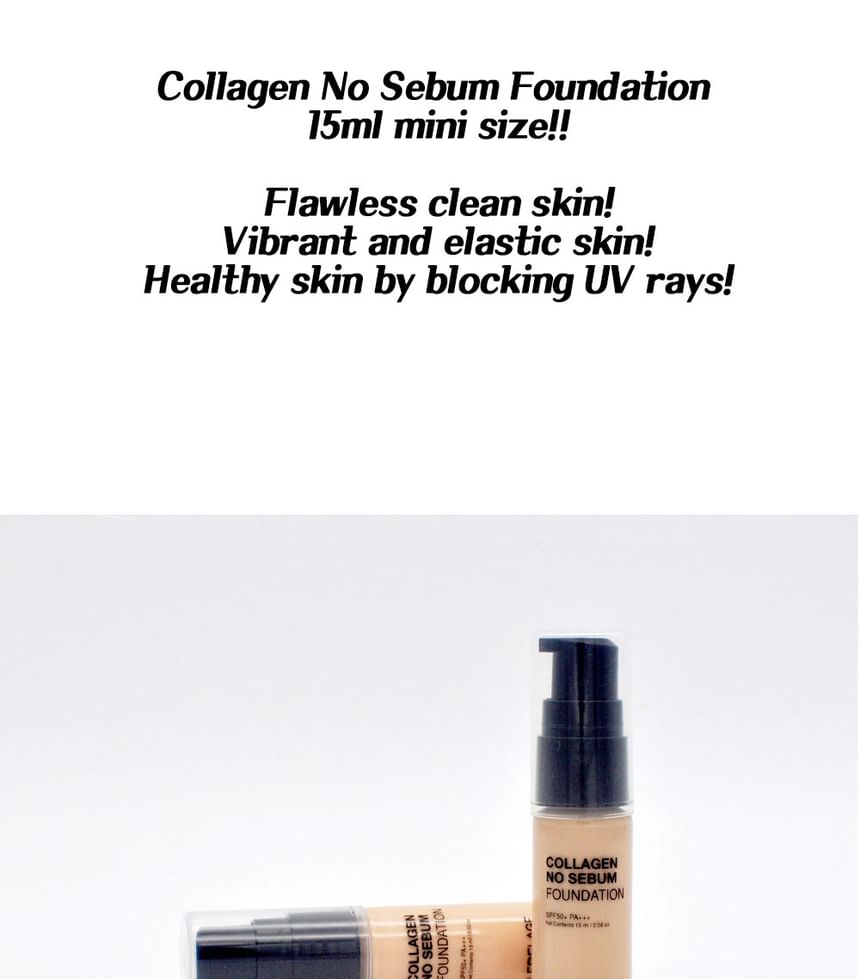 LEBELAGE - Collagen No Sebum Foundation Mini - 3 kleuren