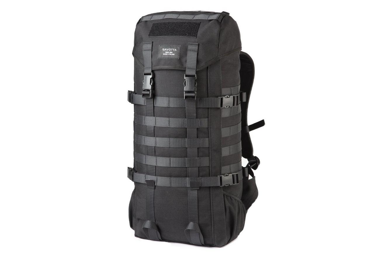 Savotta Jääkäri M backpack 102020270 Black Cordura 1000 rugzak, 30 liter