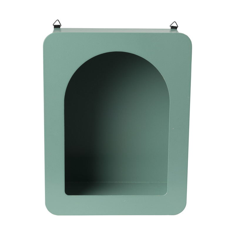 Wandkastje Zaha - groen - 19.7x15x9 cm