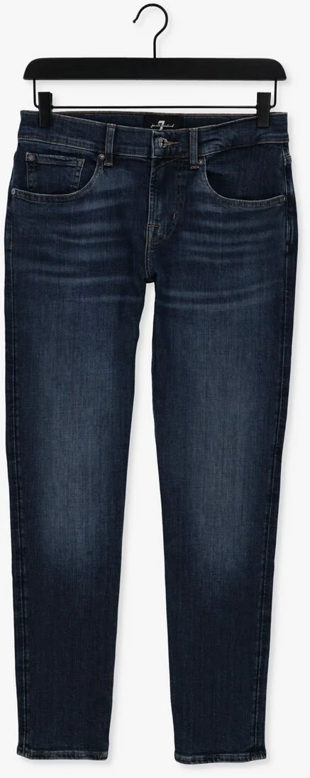 7 FOR ALL MANKIND donkerblauwe 7 for all mankind slim fit jeans slimmy tapered stretch tek native