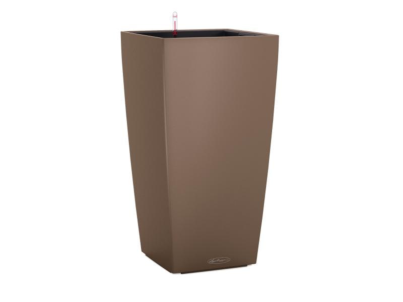 Lechuza Blumentopf Cubico Color 30 Braun Pflanzengefäss, muskat