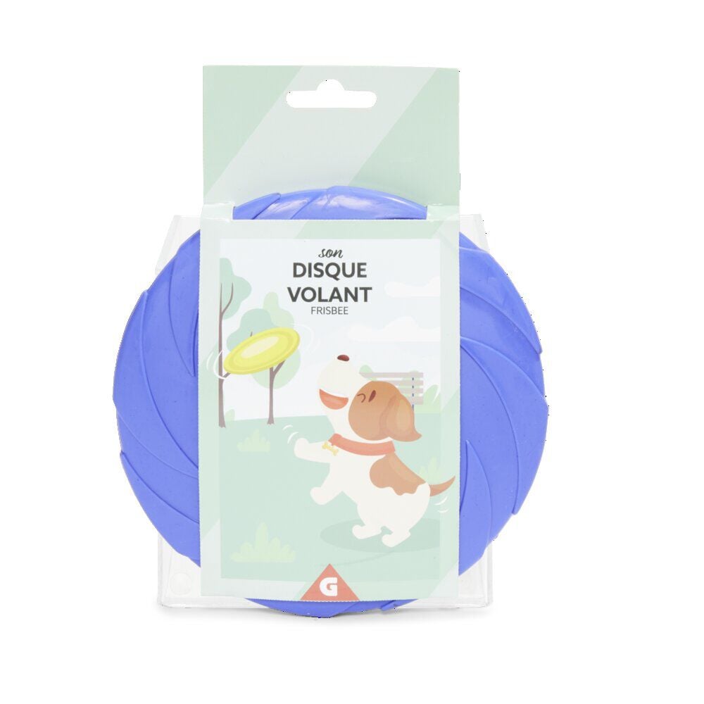 Disque volant frisbee pour animaux Ø15cm - 4 coloris