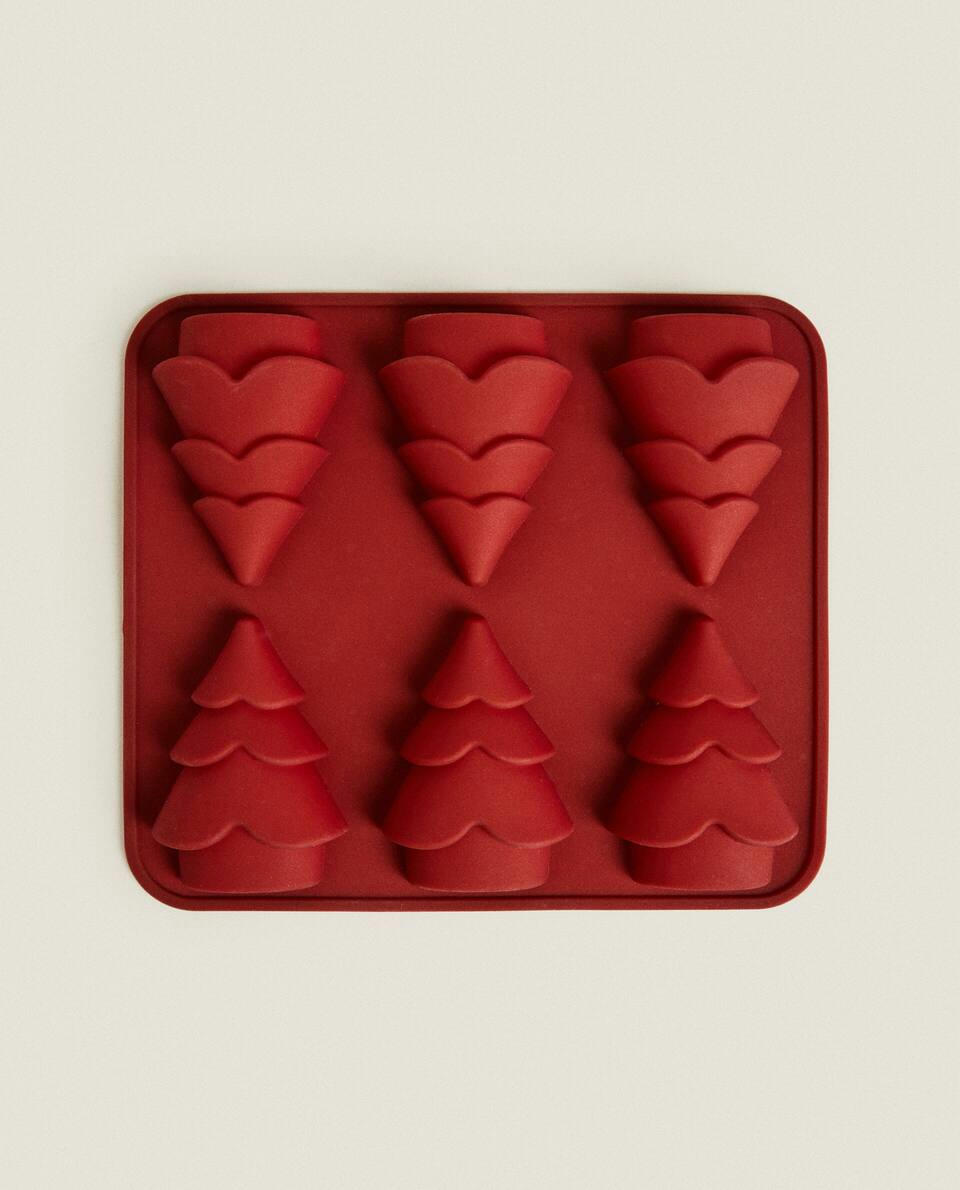 FORMA DE SILICONE PARA ASSAR ÁRVORE DE NATAL