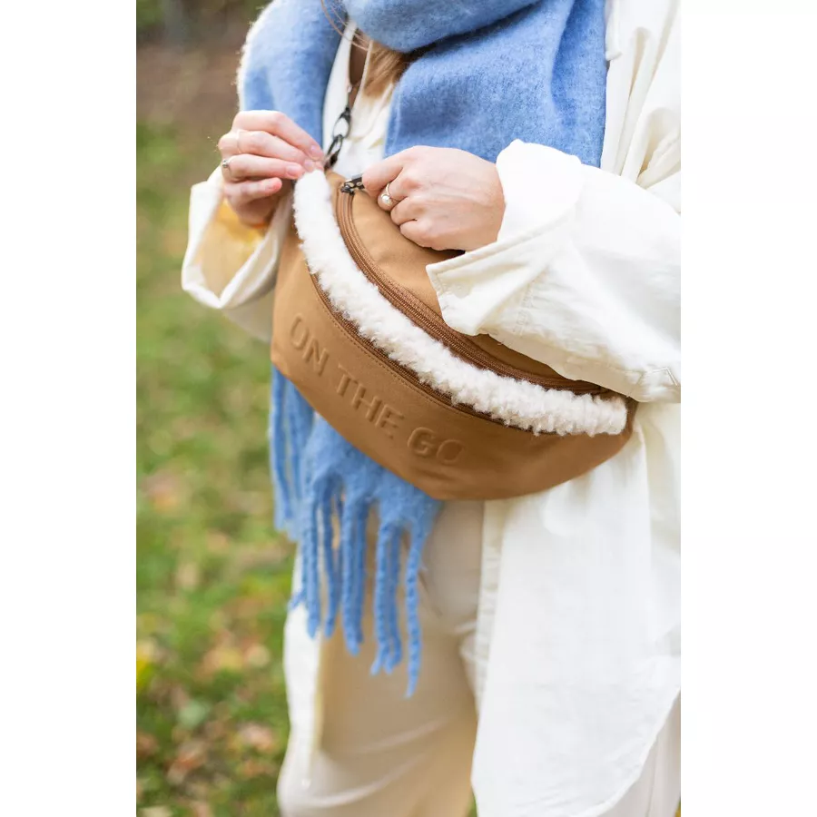 CHILDHOME Banana Bag Velours braun