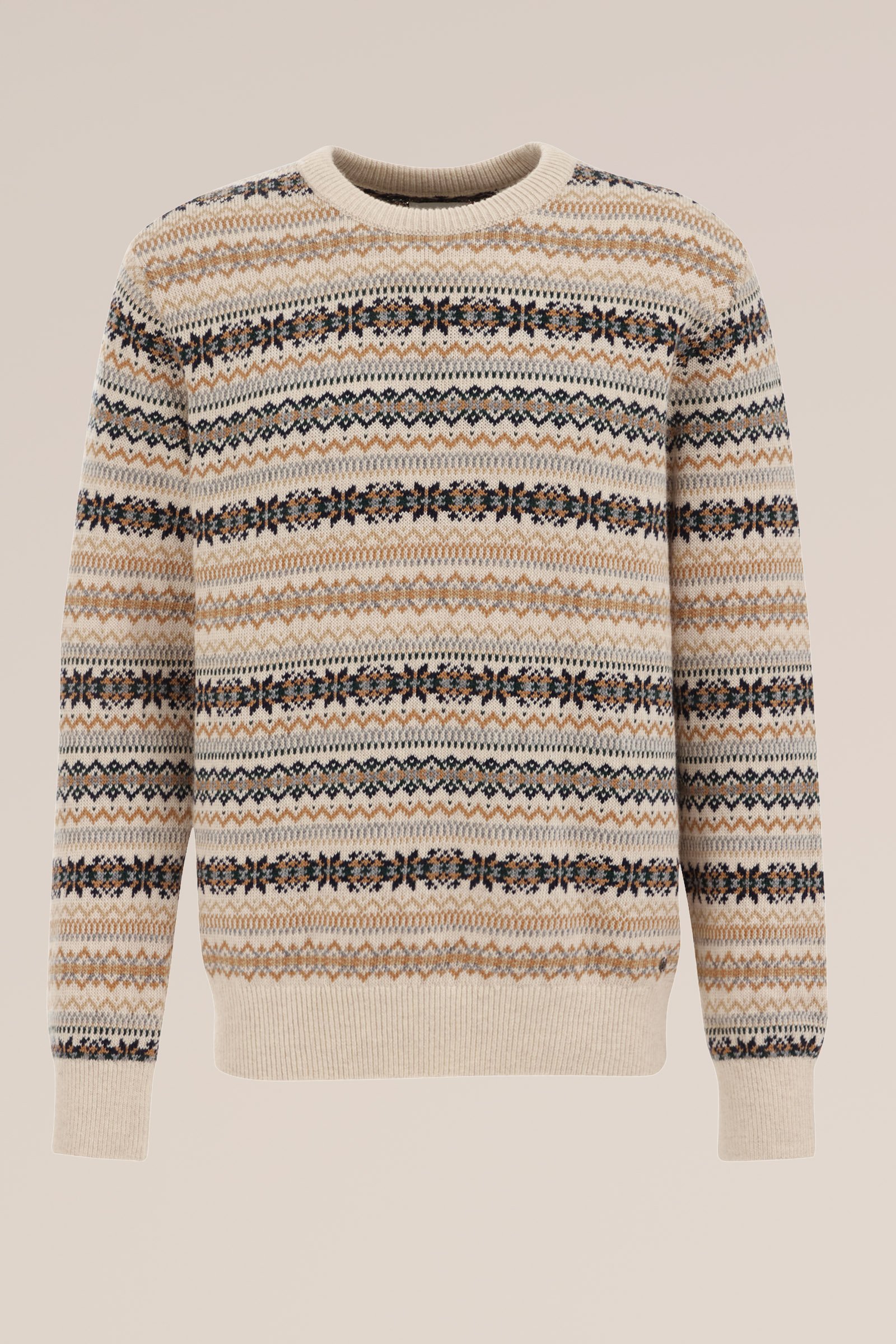 trui met dessin WE Fashion Beige