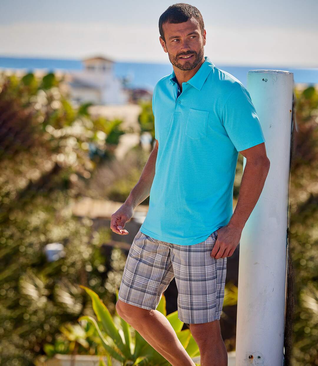 Bermuda à carreaux Casual