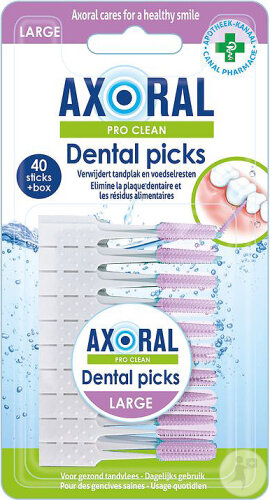 Axoral Pro-Clean Dental Picks L 40 Pièces