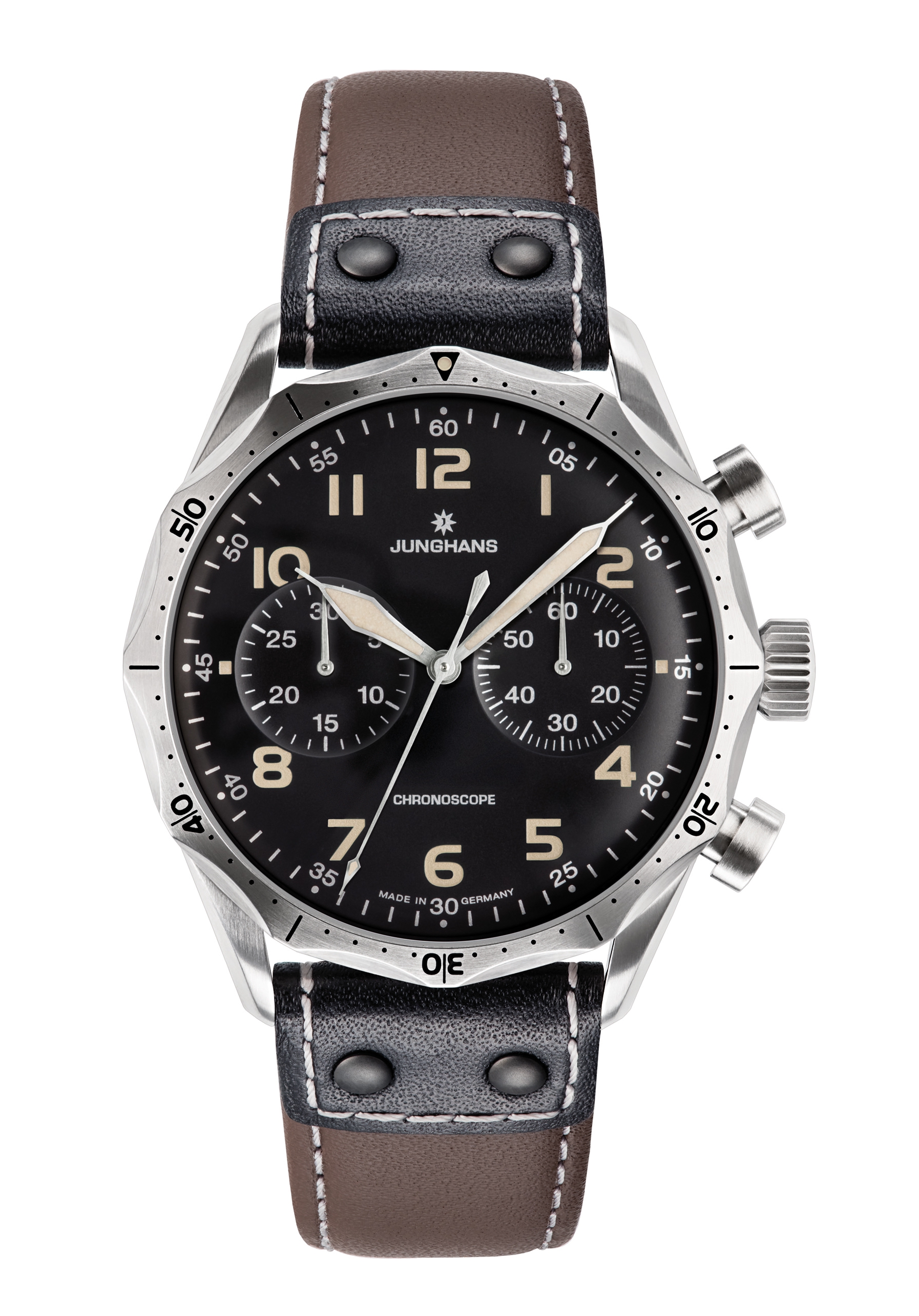 Junghans Meister Pilot Automatikuhr Braun 027/3591.00