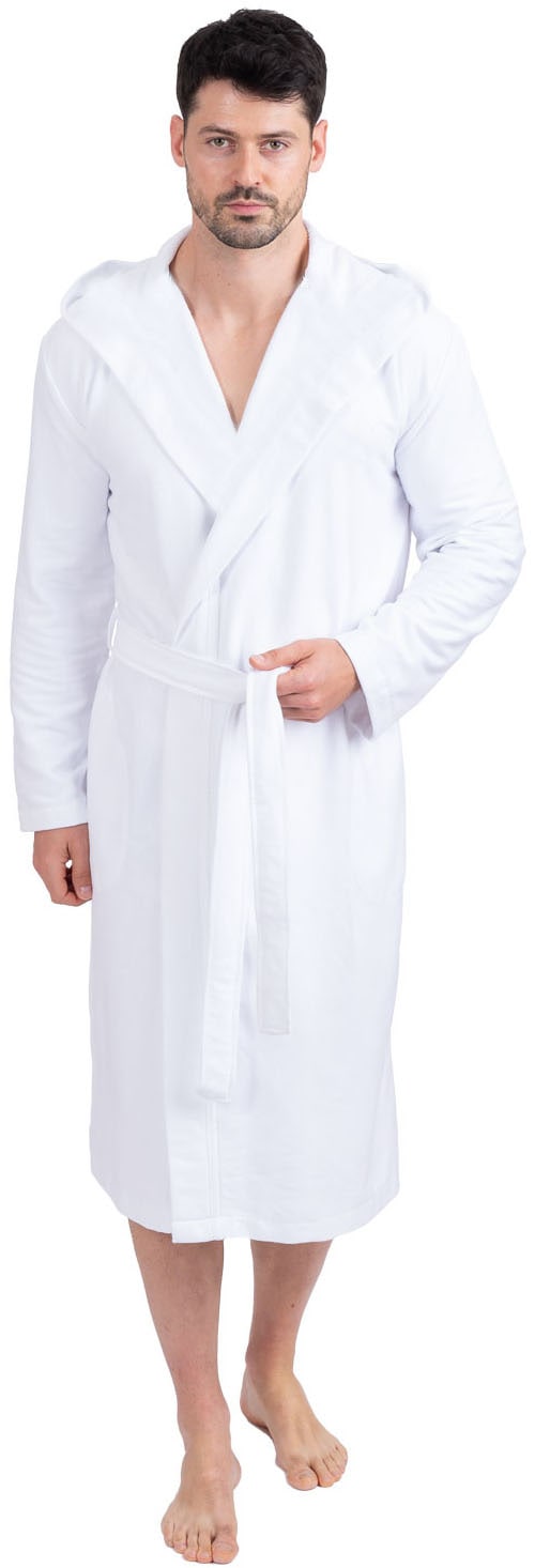 Wewo fashion Unisex-Bademantel »3901, ideal für Sauna & Spa, Hotelbademantel, Morgenmantel«, 1 Stk. leicht & saugfähig