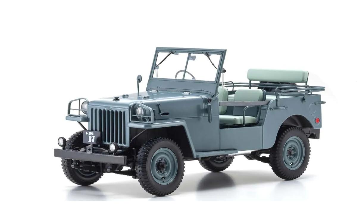 Toyota Land Cruiser BJ Blaugrün, 1:18<br>Detailgetreues Modellauto für Sammler im Massstab 1:18